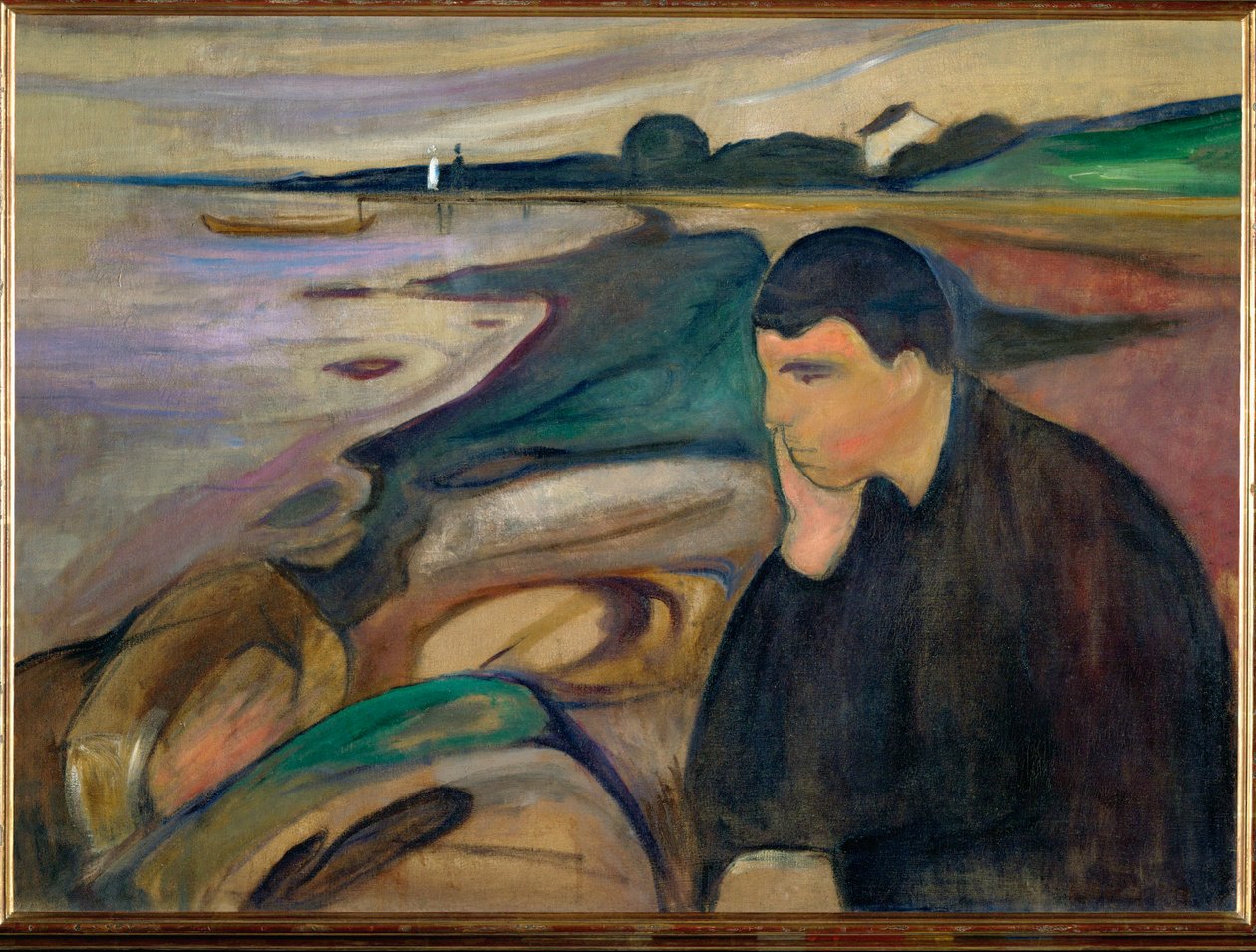 Melankólia (festészet) alkotó: Edvard Munch