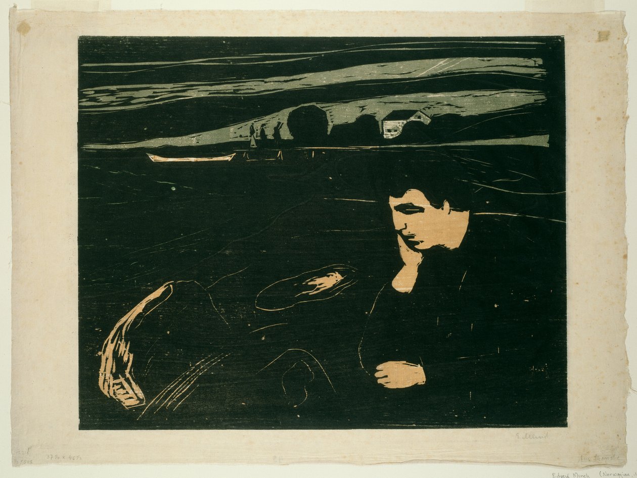 Melankólia III alkotó: Edvard Munch