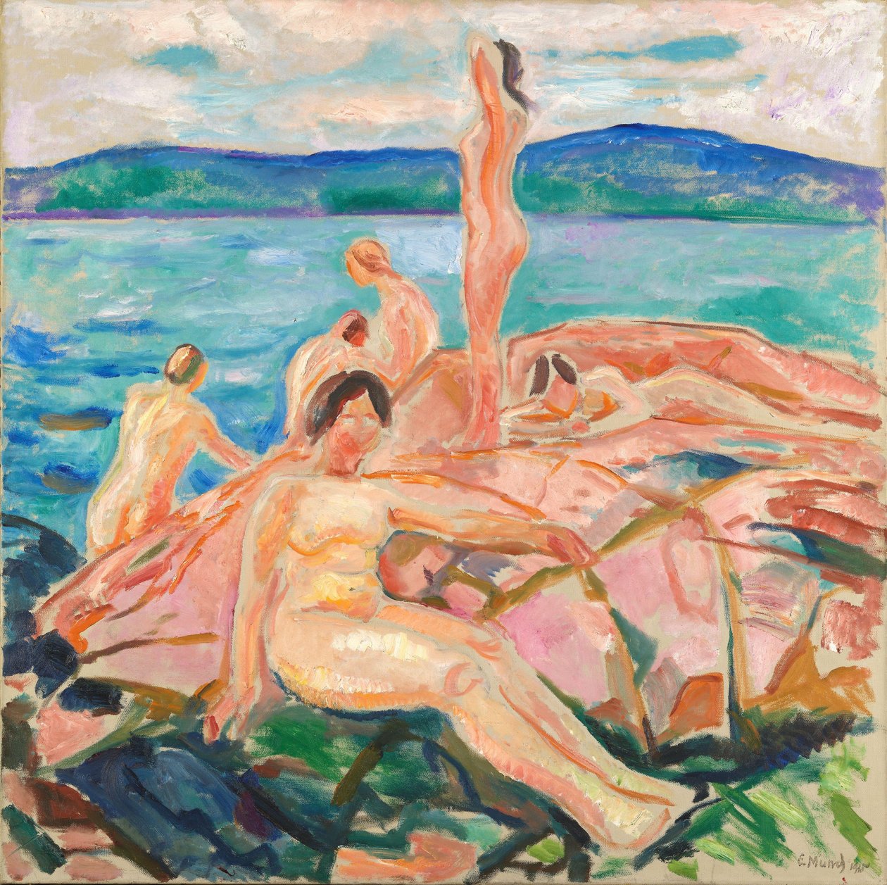 Nyár közepe alkotó: Edvard Munch