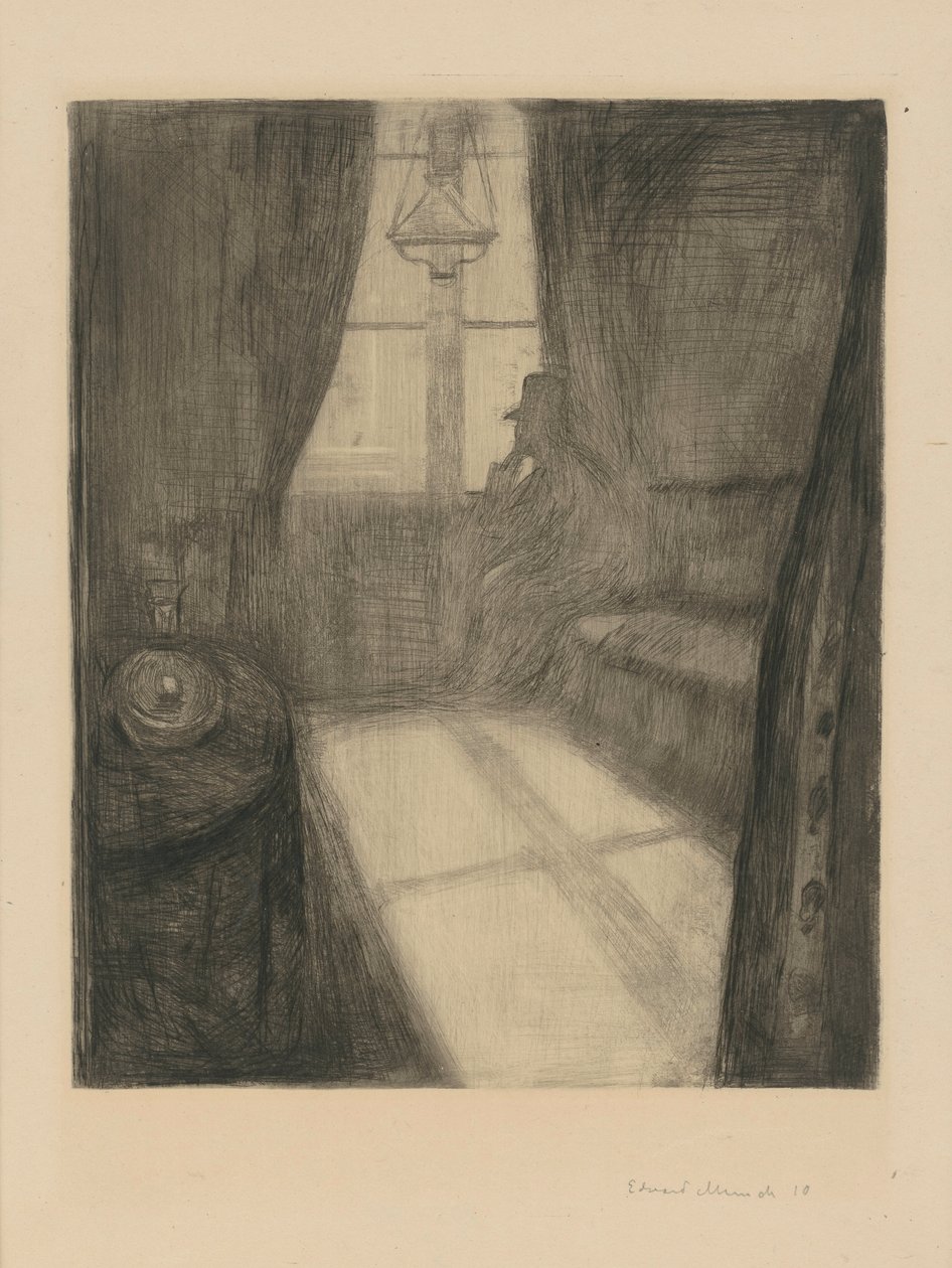 Holdfény. Éjszaka Saint-Cloud-ban alkotó: Edvard Munch