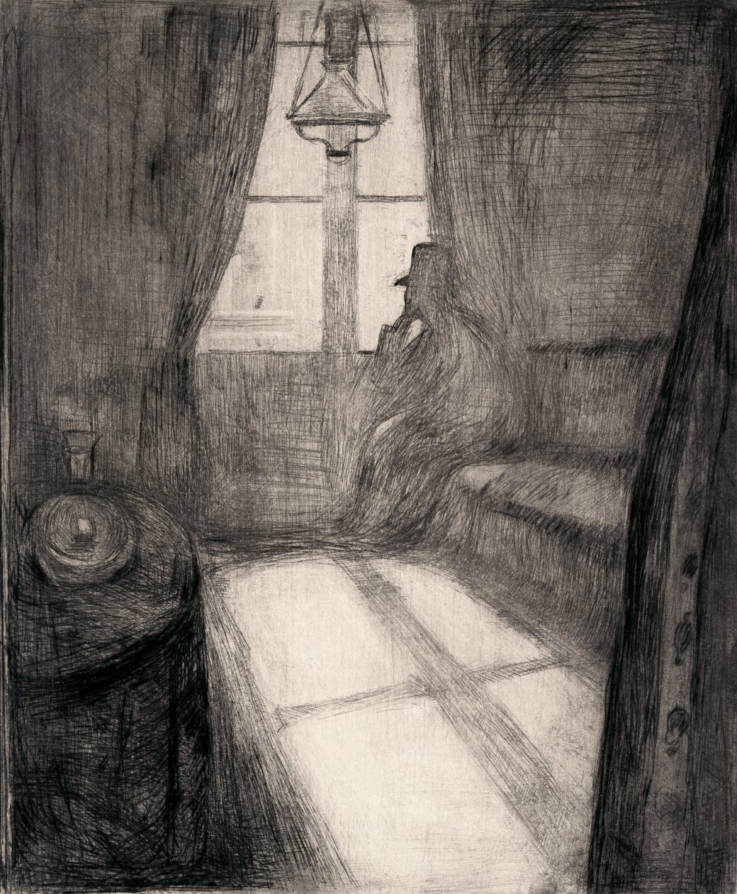 Holdfény (éjszaka Saint-Cloudban) alkotó: Edvard Munch