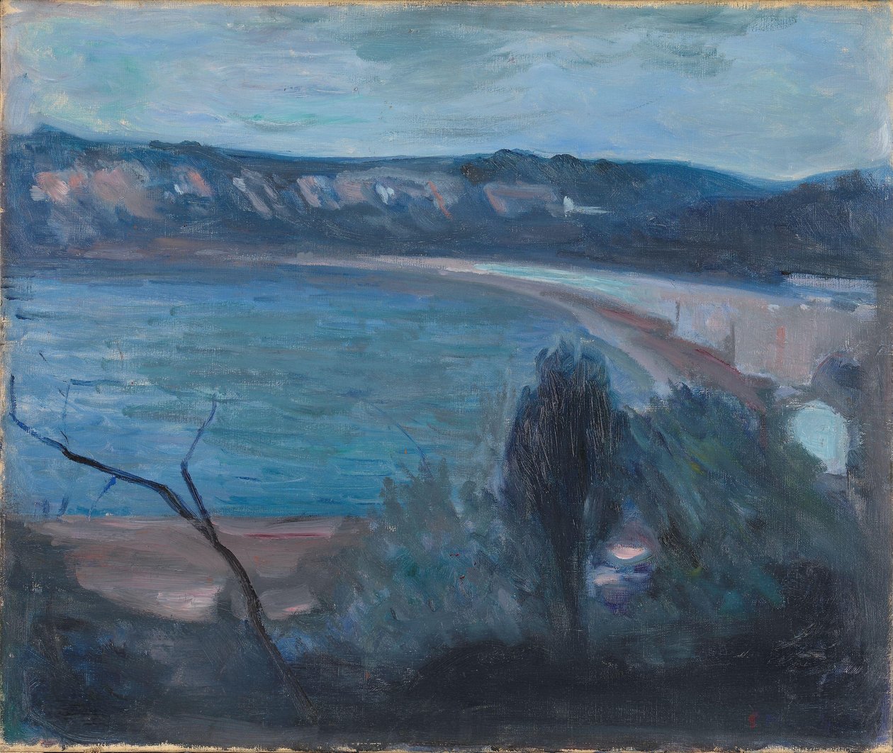 Holdfény a Földközi-tenger mellett alkotó: Edvard Munch