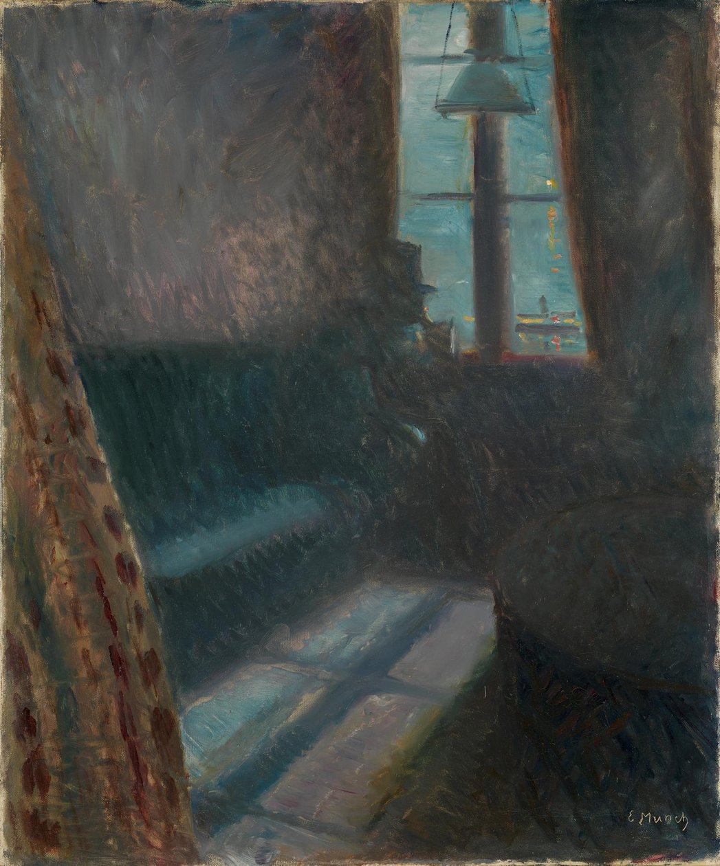 Éjszaka Saint-Cloudban, 1890 alkotó: Edvard Munch