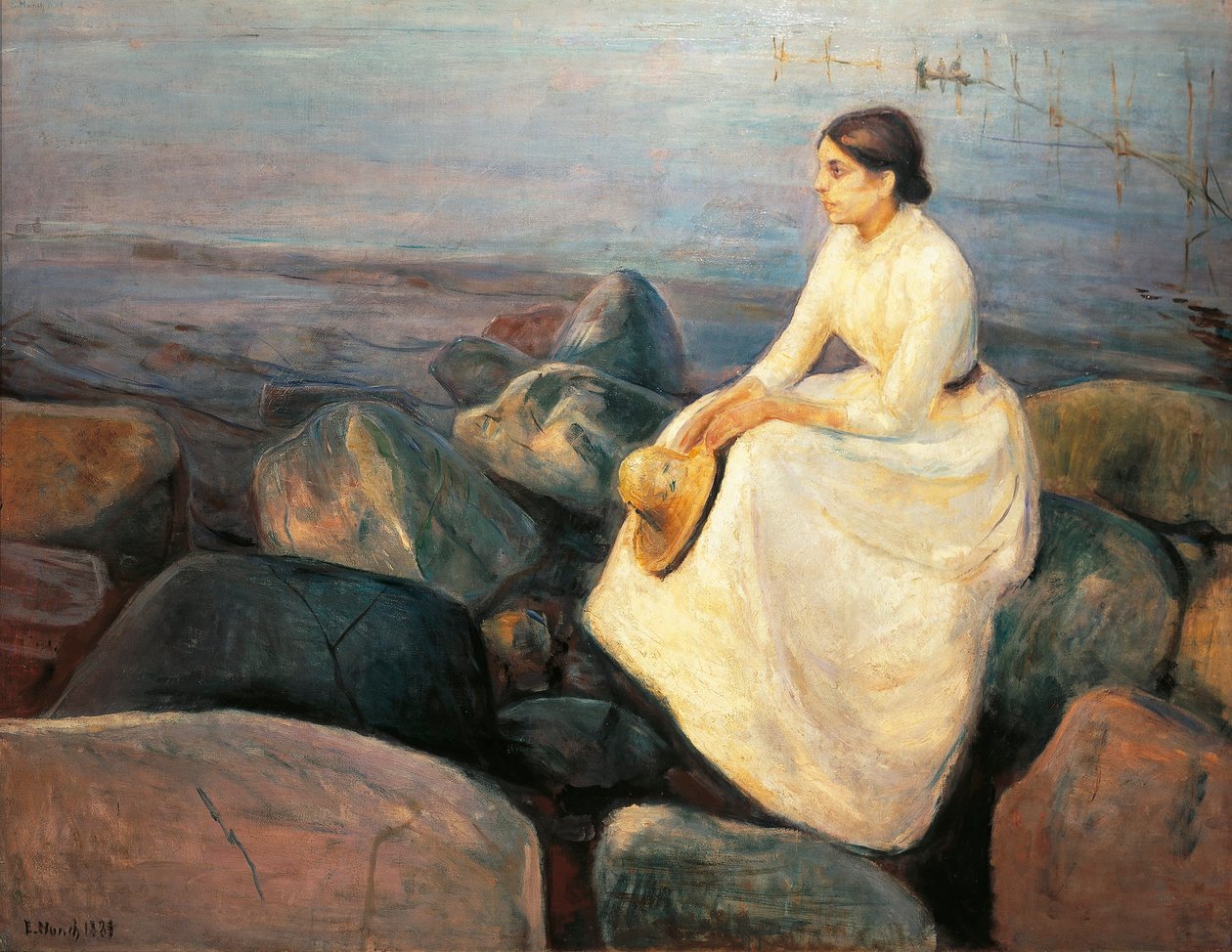 Norvégia, Bergen, Inger a tengerparton alkotó: Edvard Munch