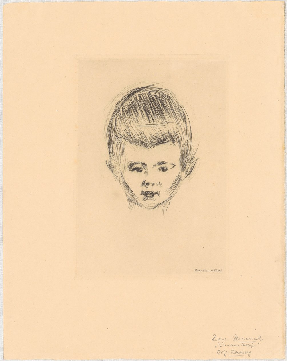 Andreas Schwarz portréja alkotó: Edvard Munch