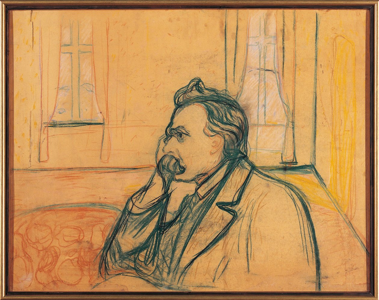 Friedrich Nietzsche portréja alkotó: Edvard Munch