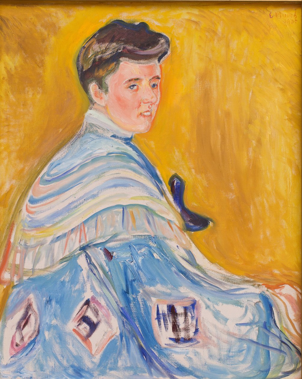 Hanni Esche portréja, Munch, Edvard (1863-1944). Olajfestmény alkotó: Edvard Munch