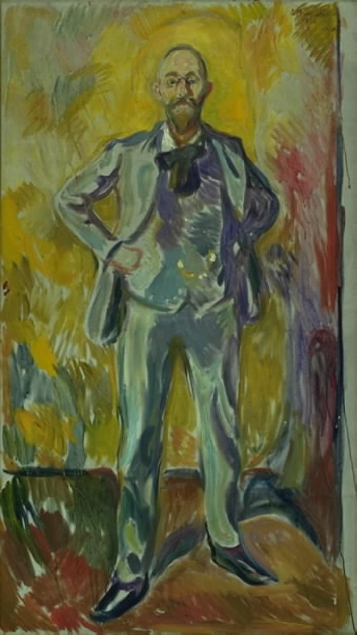 Daniel Jacobson professzor portréja alkotó: Edvard Munch