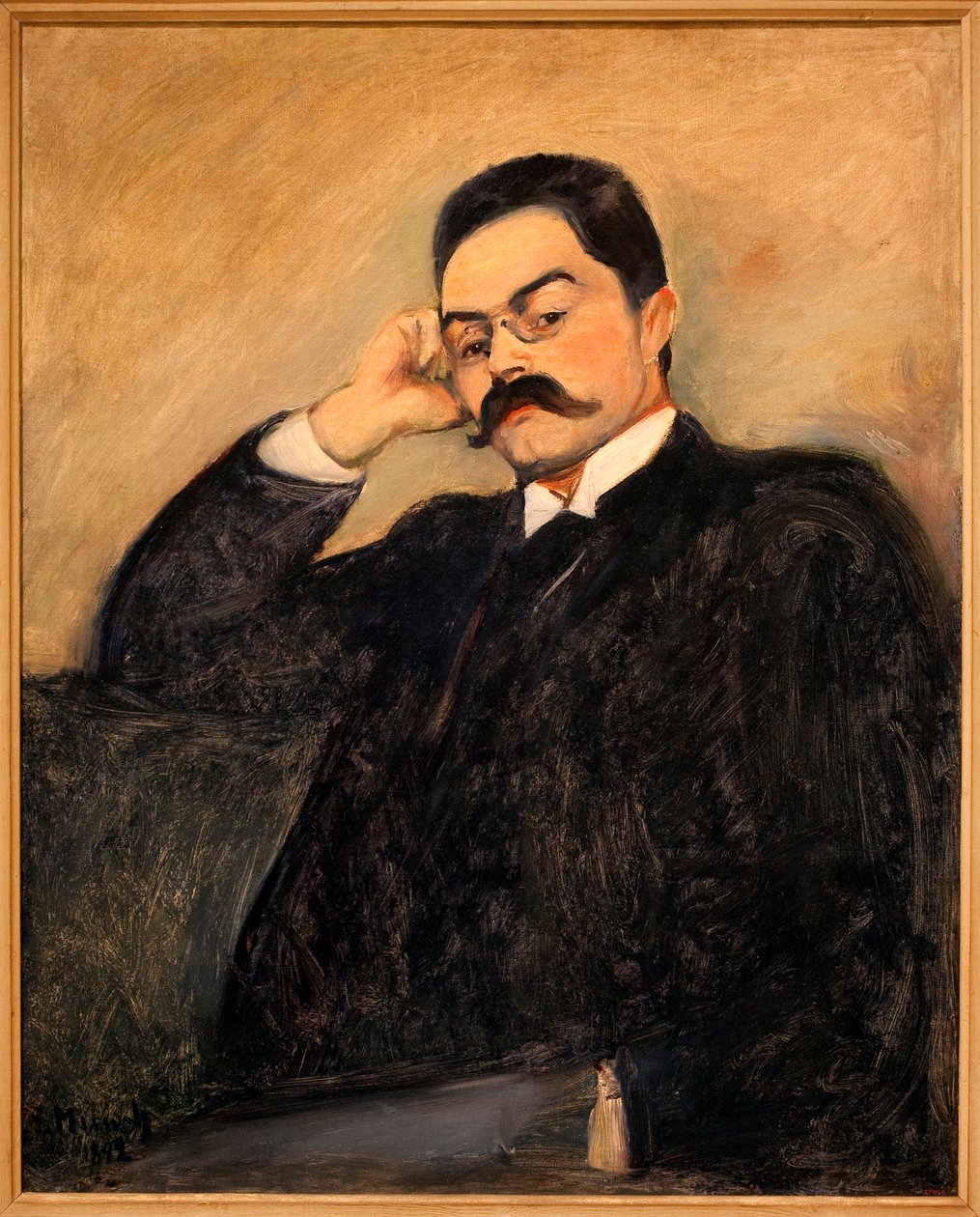 Thor Lutken (1863-1913) portréja – Edvard Munch (1863-1944) festménye, olaj, vászon alkotó: Edvard Munch