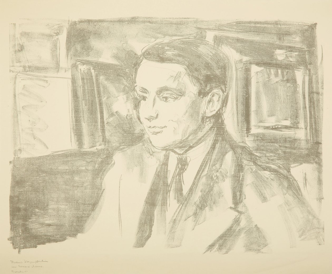Wolfgang Gurlitt portréja, 1912. alkotó: Edvard Munch