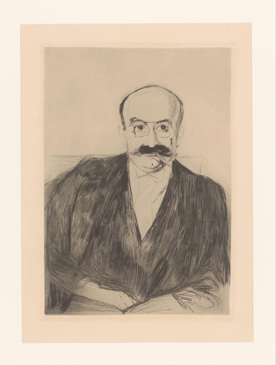 Portré Dr. Max Ash alkotó: Edvard Munch