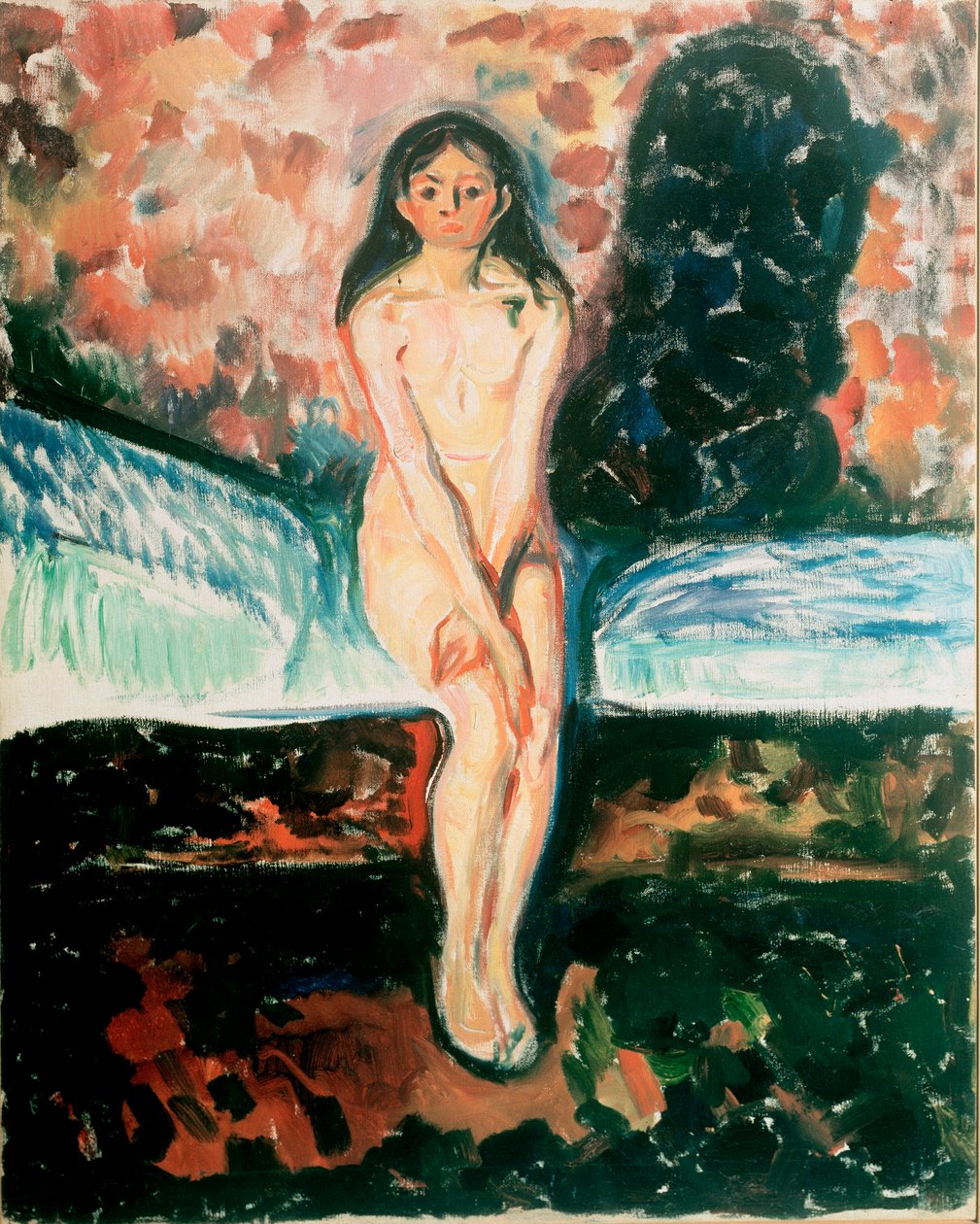 Pubertás tanulmány. Edvard Munch (1863-1944) festménye 1895 előtt Oslo, Kommunes Kunstsamlinger Munch-Museet (Musee Munch) alkotó: Edvard Munch