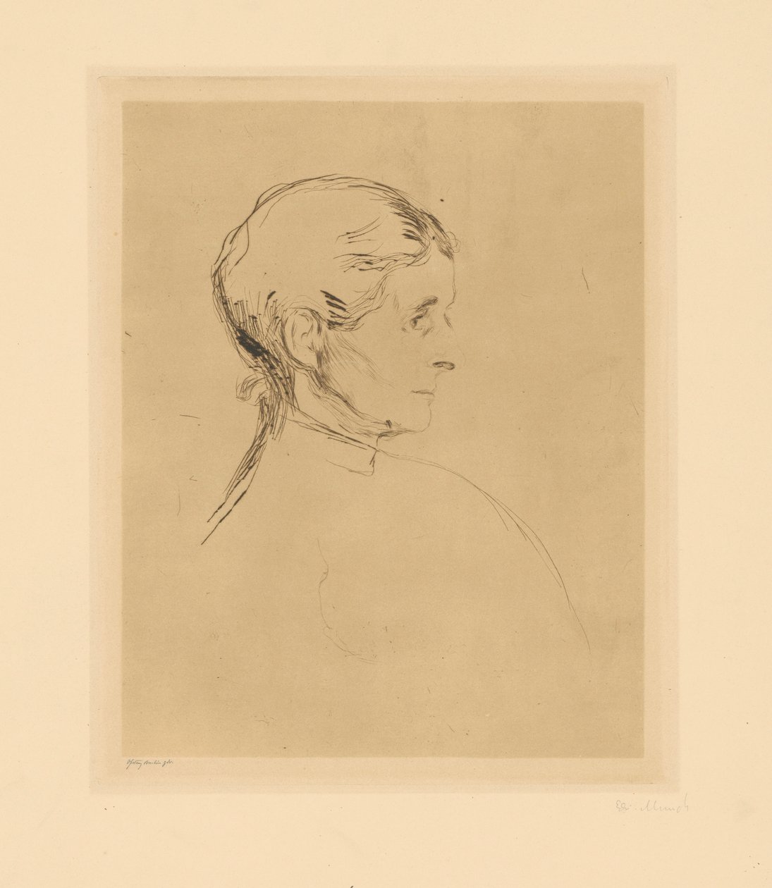 Ragnhild Heiberg alkotó: Edvard Munch
