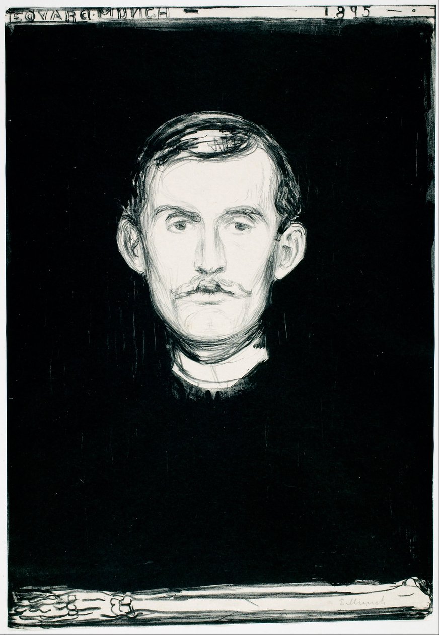 Önarckép alkotó: Edvard Munch