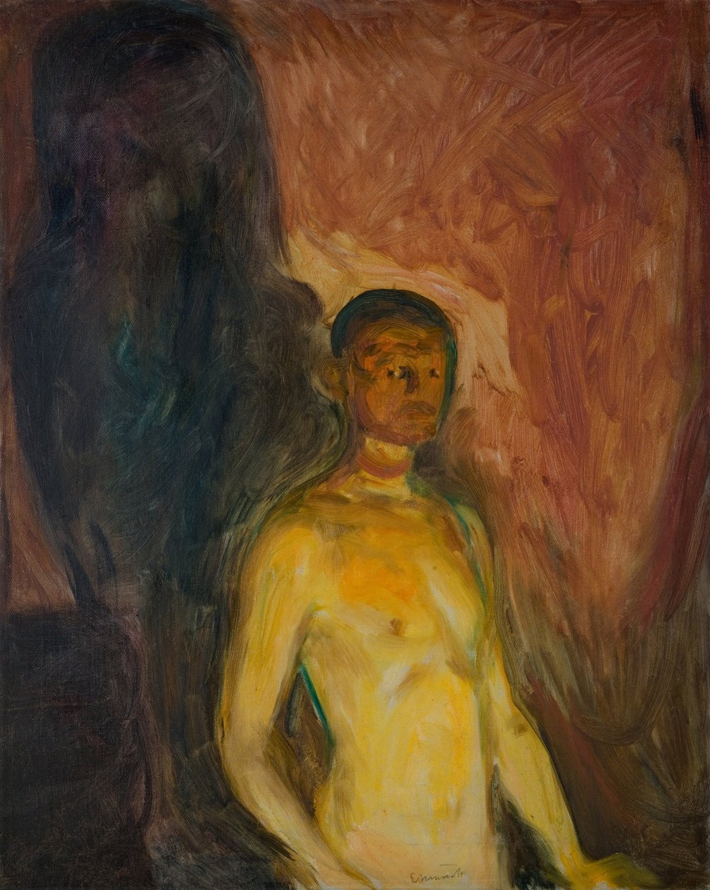 Önarckép a pokolban alkotó: Edvard Munch