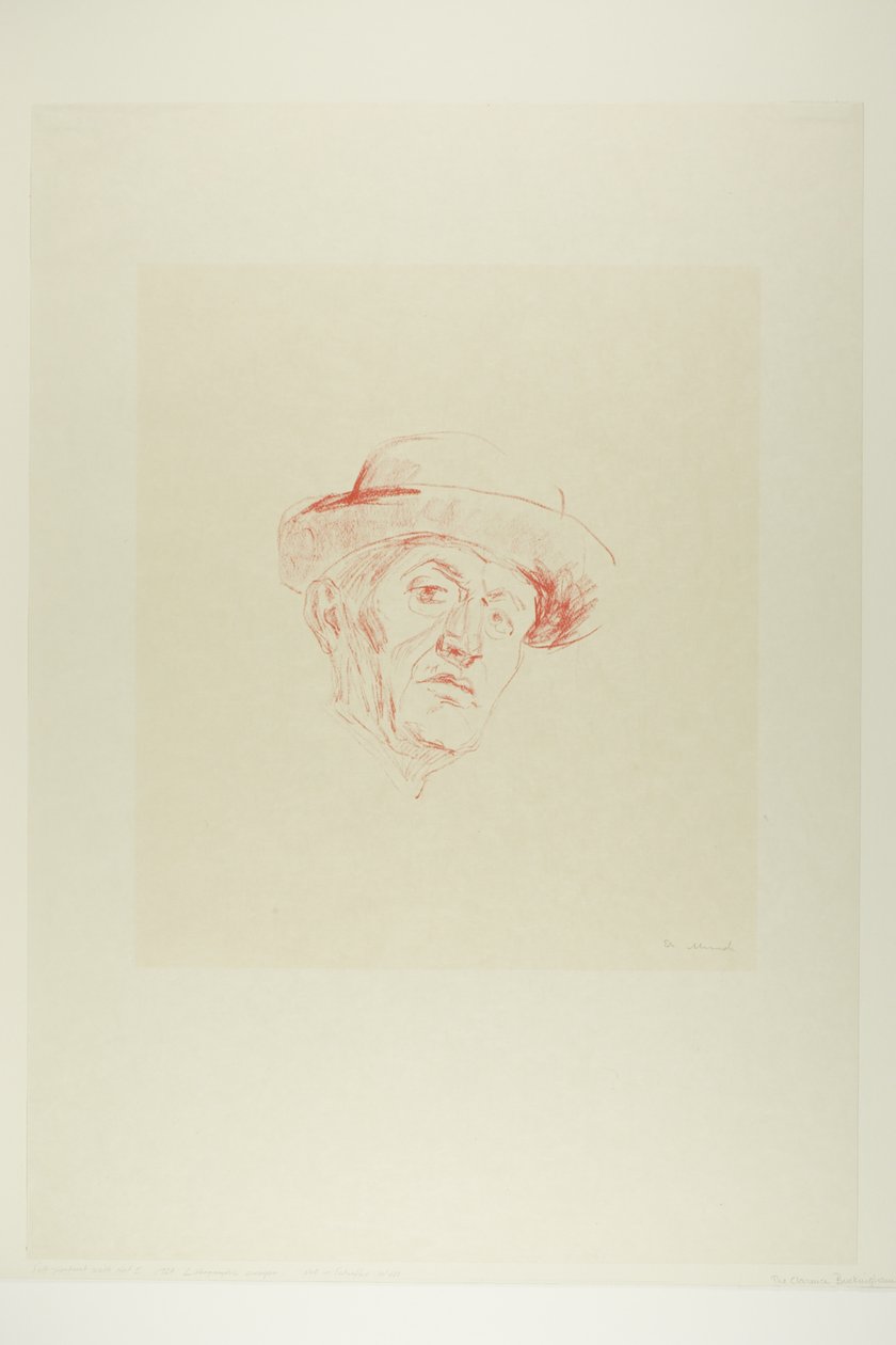 Önarckép kalappal I alkotó: Edvard Munch