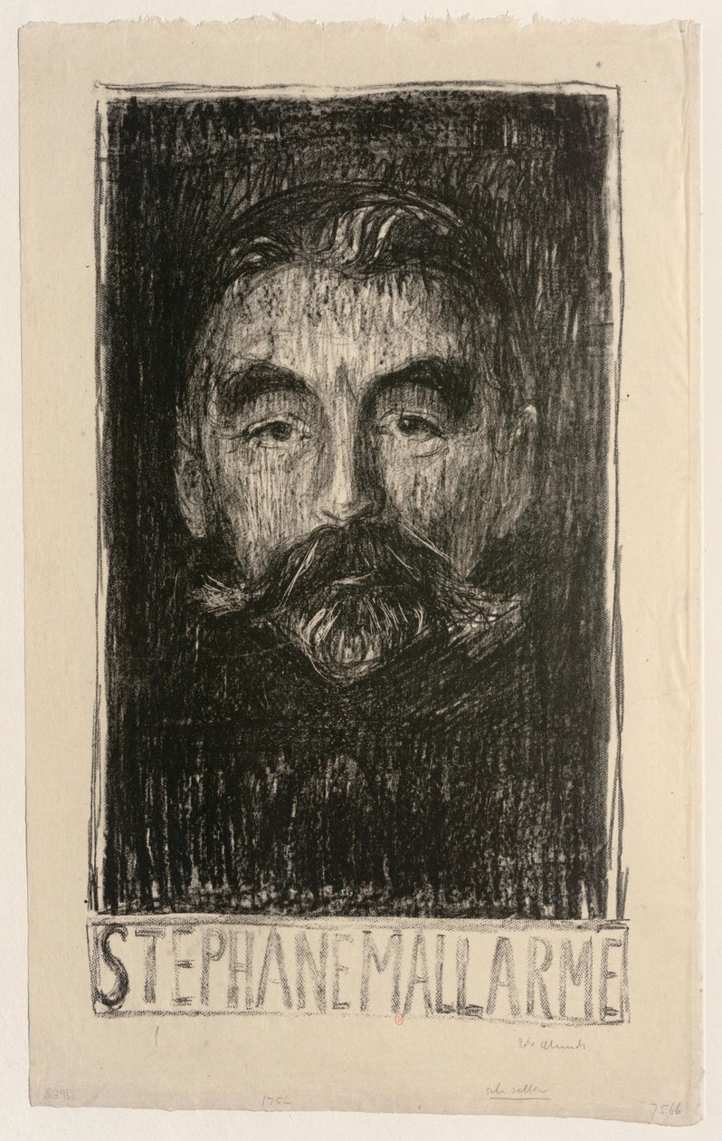 Stéphane Mallarmé alkotó: Edvard Munch