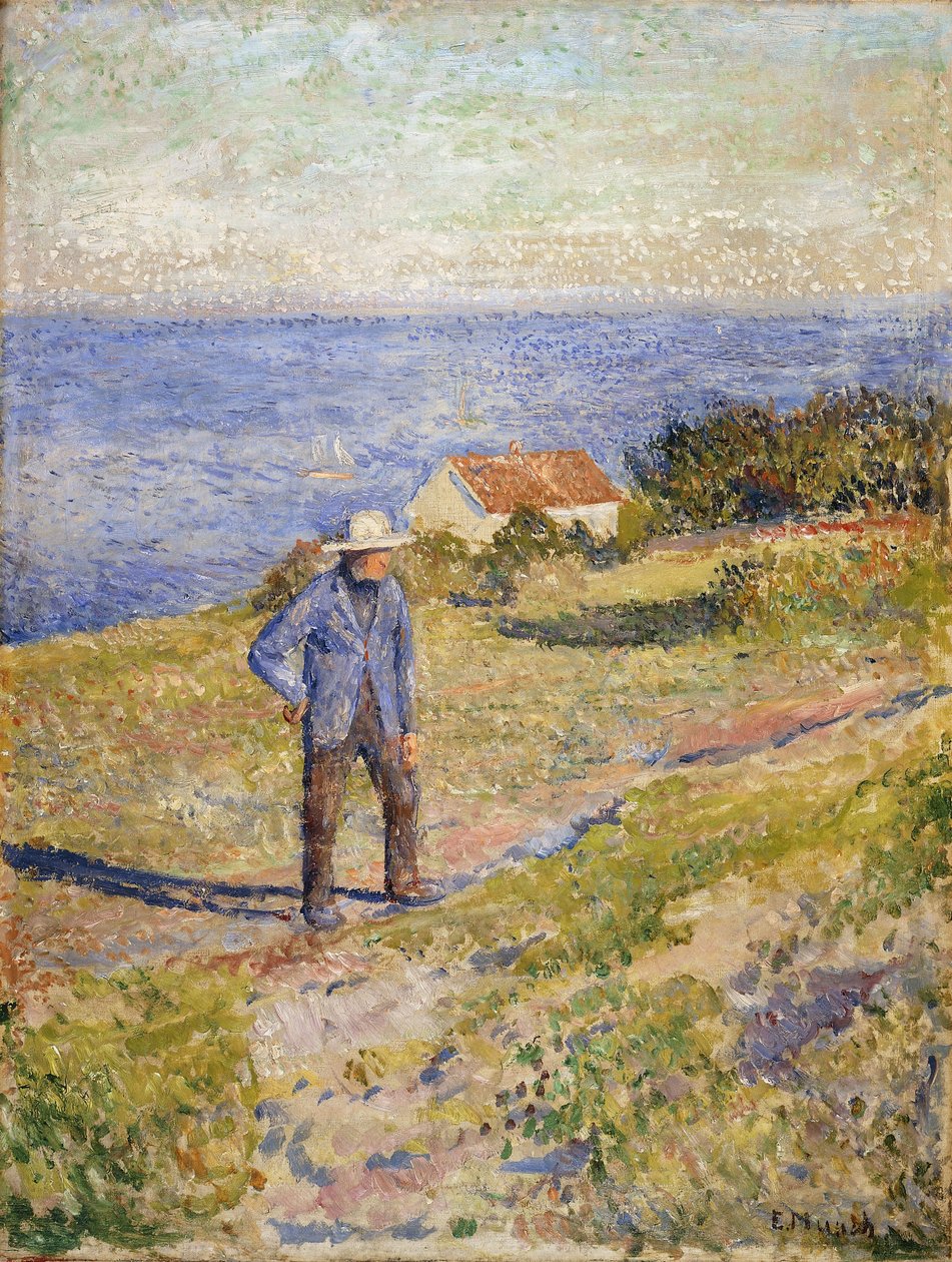 Nyár Asgardstrandban, 1890-1892 körül (olaj, vászon) alkotó: Edvard Munch
