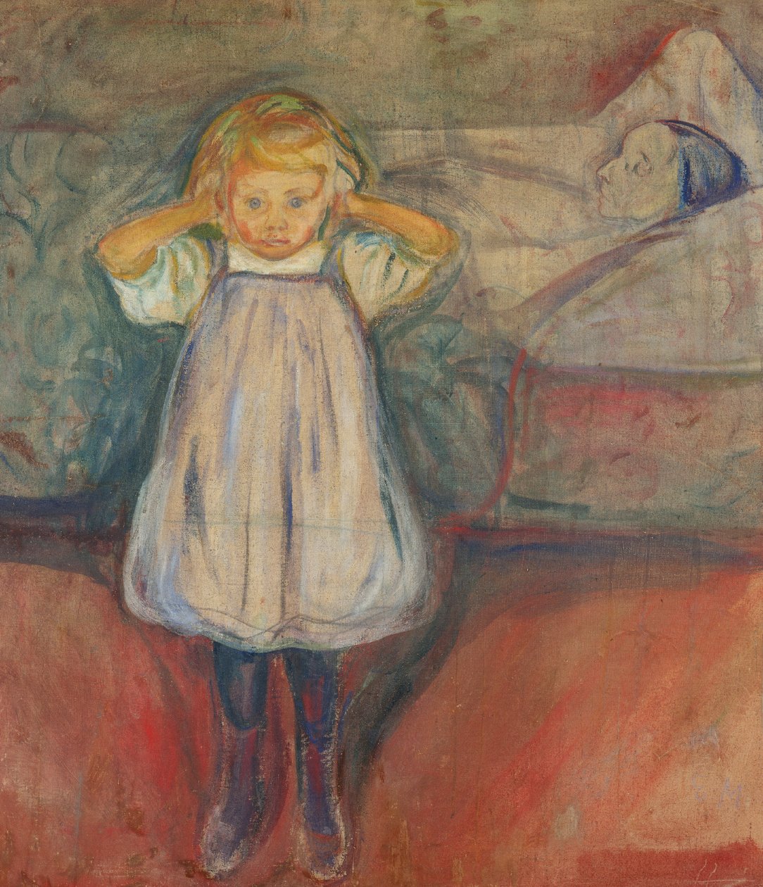 A gyermek és a halál alkotó: Edvard Munch