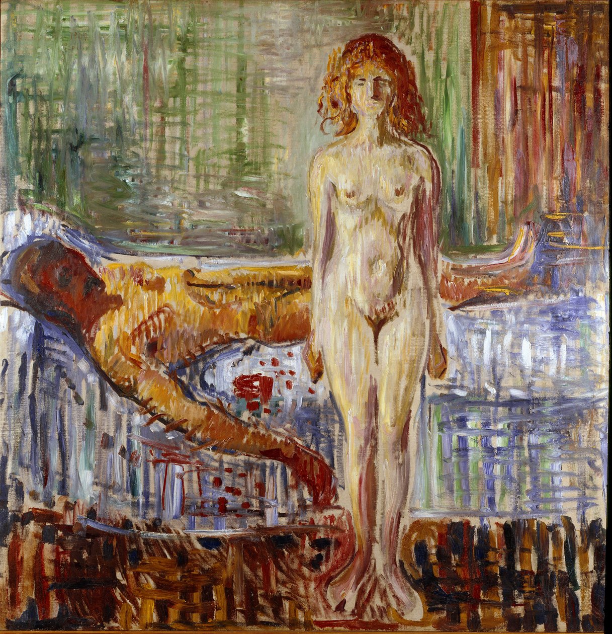 Edvard Munch (1863-1944) festménye: II. Marat halála alkotó: Edvard Munch