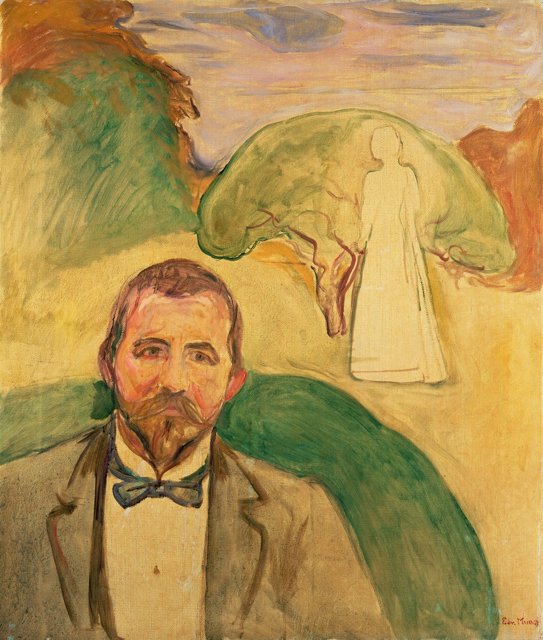 Az álom, 1900 körül (olaj, vászon) alkotó: Edvard Munch