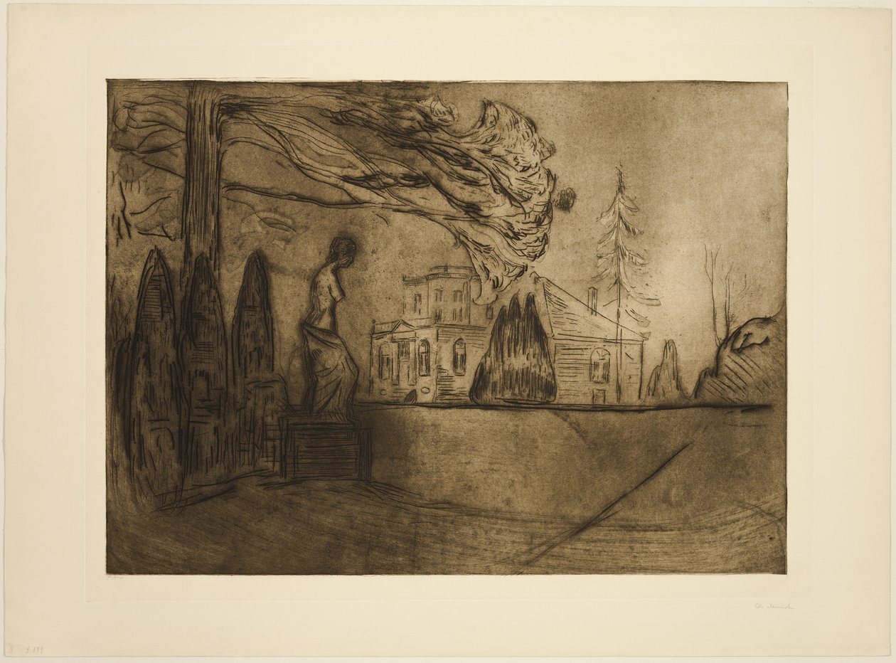 A kert éjjel alkotó: Edvard Munch