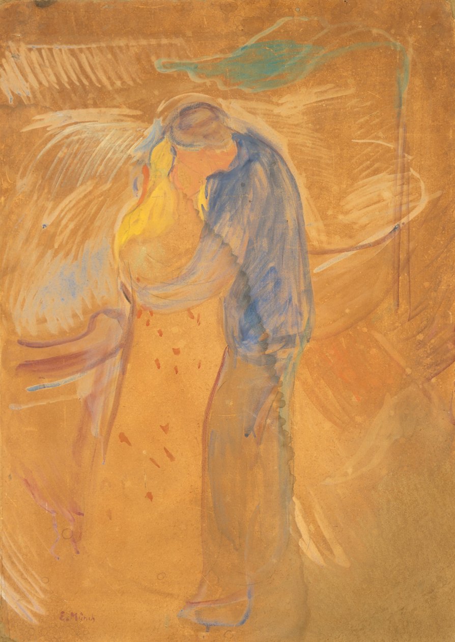 A csók, 1906-1907. alkotó: Edvard Munch