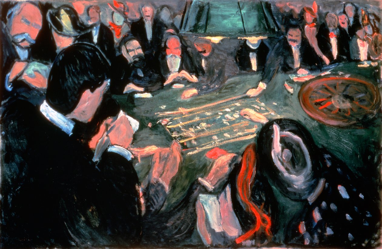 A rulettasztal Monte Carlóban, 1903 alkotó: Edvard Munch