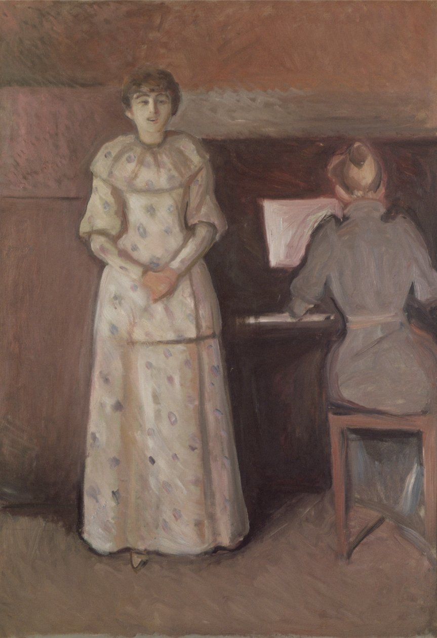 A két nővér, Ragnhild és Dagny Juel alkotó: Edvard Munch