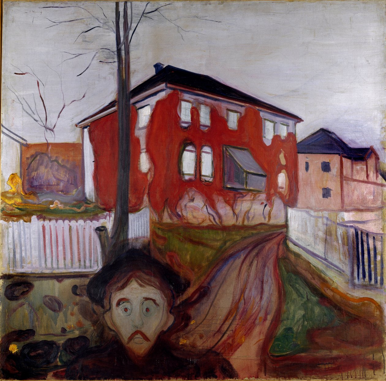 Edvard Munch (1863-1944) A szűz vörös szőlő festménye 1899-1900 V. 119,5x121 cm Oslo, Munch Múzeum (Musee Munch) Városi Művészeti Gyűjtemények alkotó: Edvard Munch