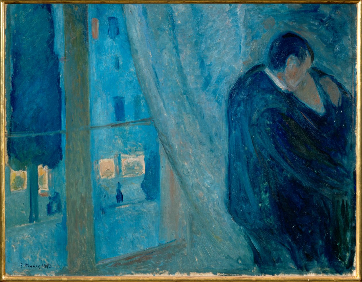 A csók (olaj, vászon) alkotó: Edvard Munch