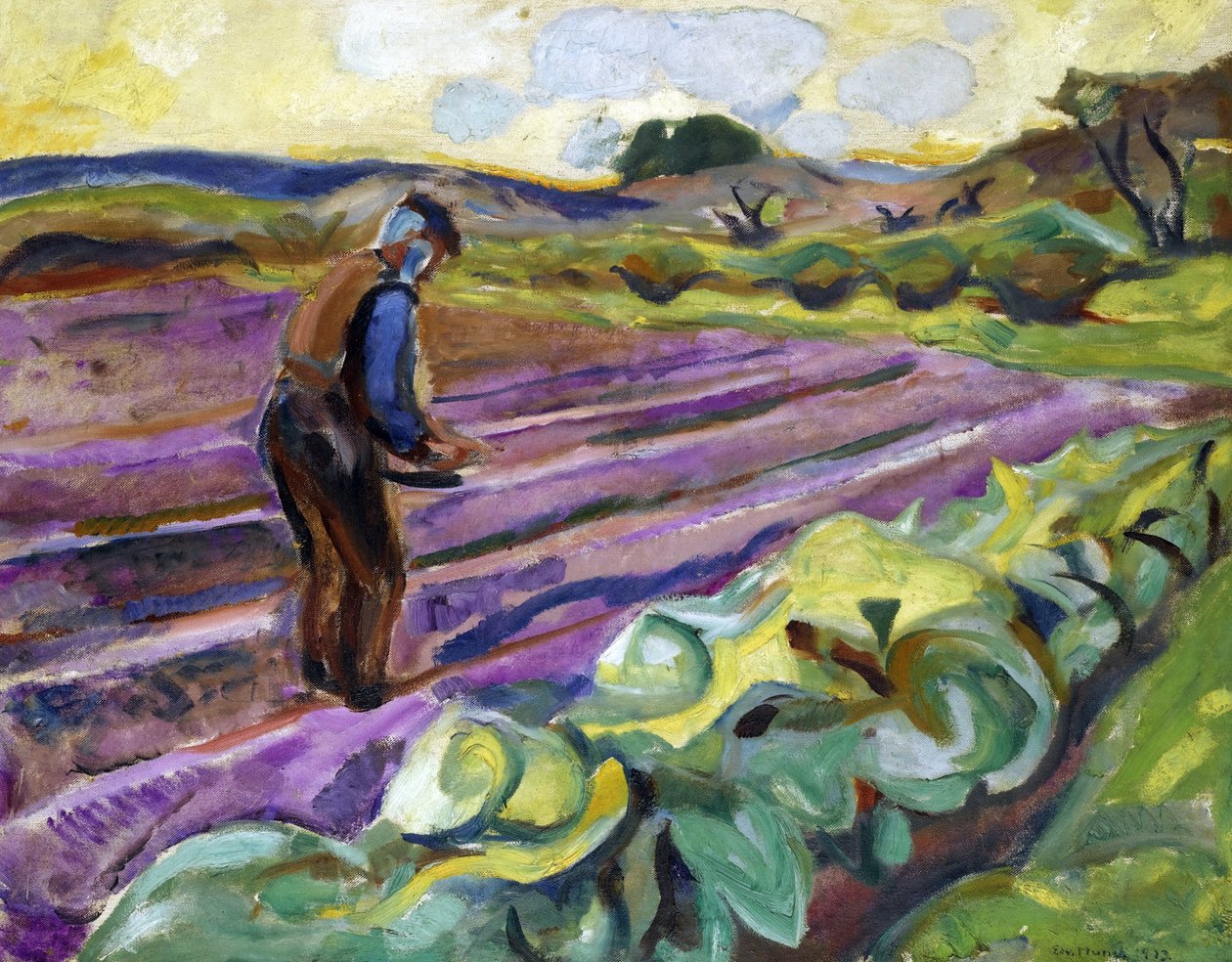 A magvető - Peinture de Edvard Munch (1863-1944) alkotó: Edvard Munch