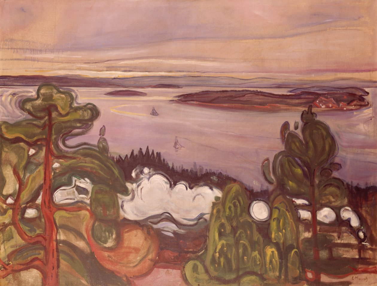 Vonatfüst alkotó: Edvard Munch