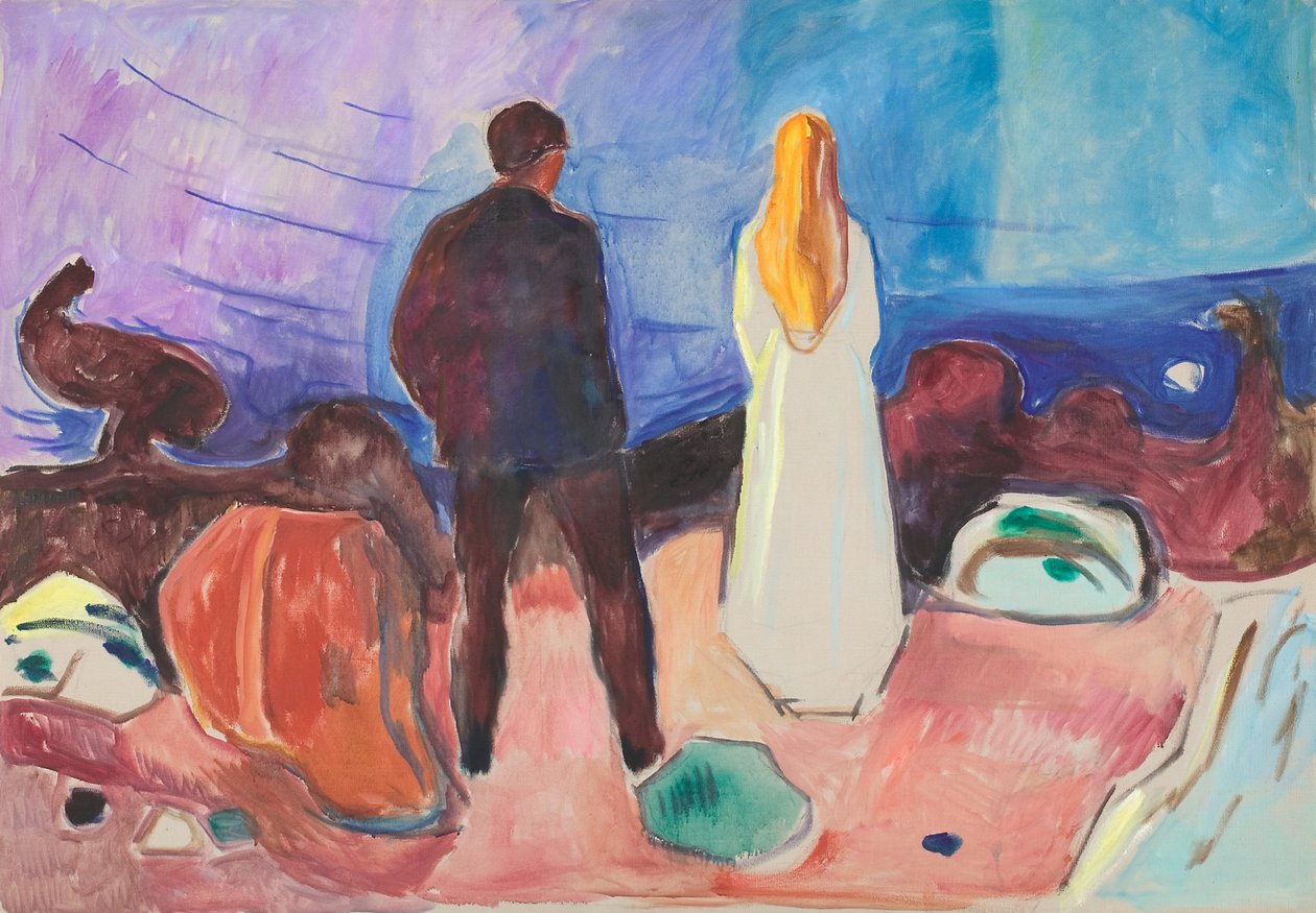 Két Emberi Lény. A Magányosok alkotó: Edvard Munch