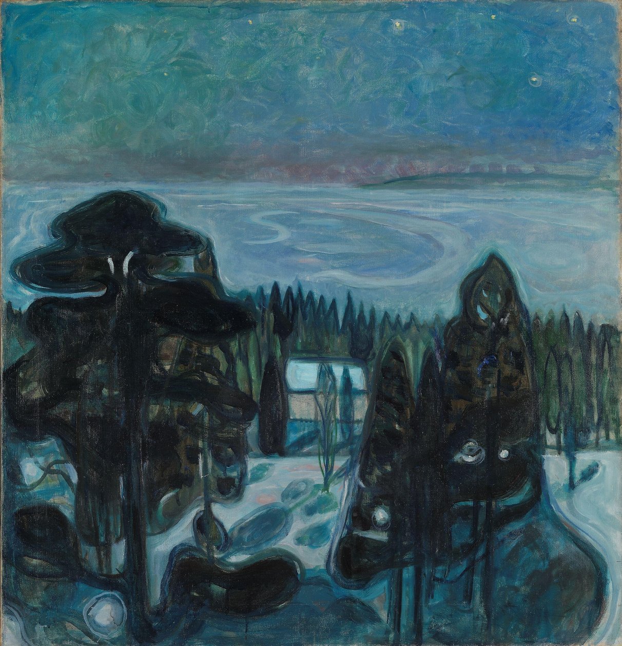 fehér éjszaka alkotó: Edvard Munch