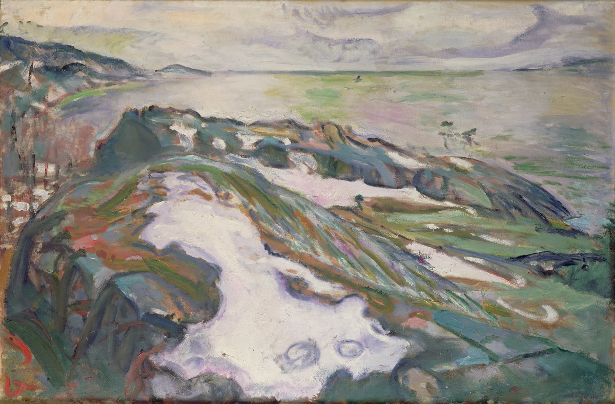 Téli táj alkotó: Edvard Munch