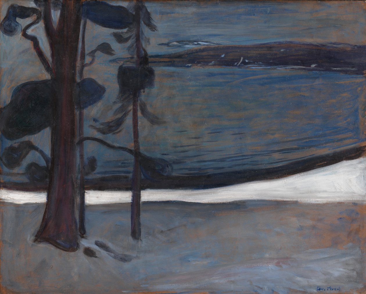 Tél Nordstrandban alkotó: Edvard Munch
