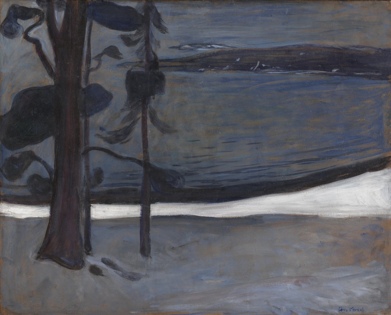 Tél Nordstrandban alkotó: Edvard Munch