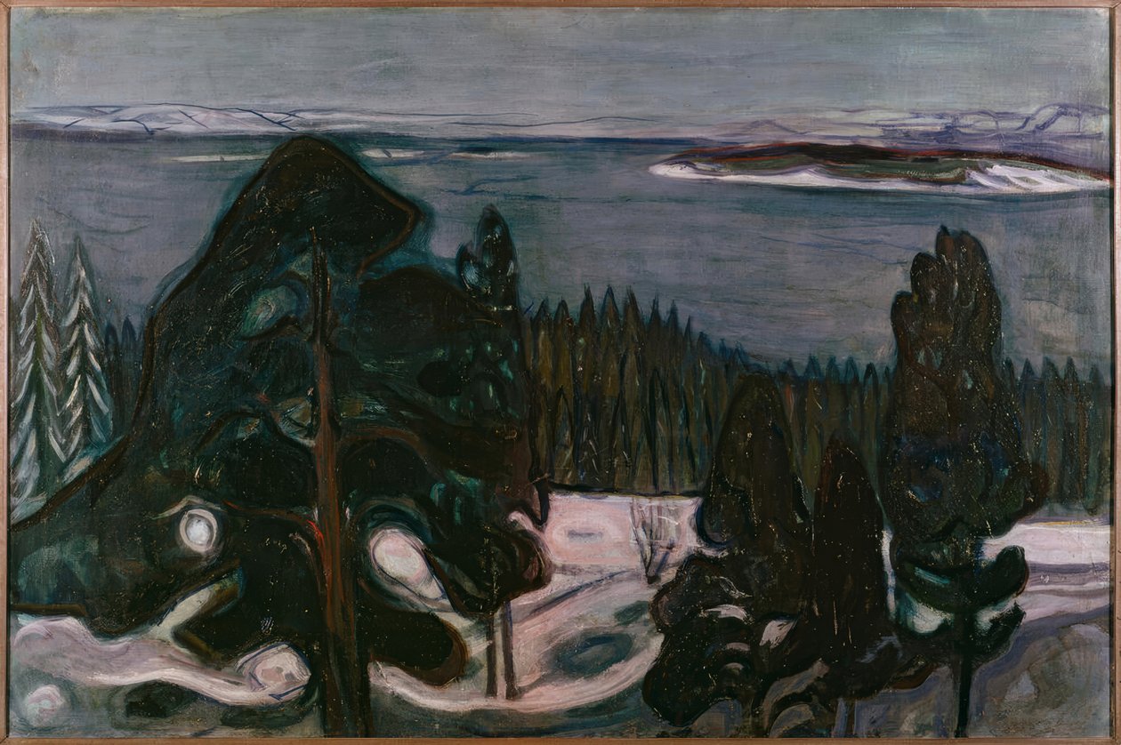 Téli éjszaka alkotó: Edvard Munch