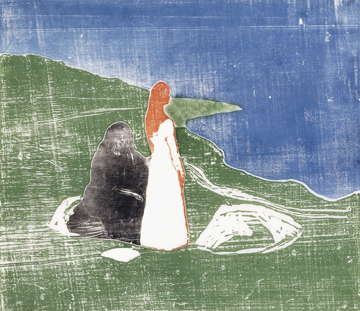 Nők a tengerparton alkotó: Edvard Munch