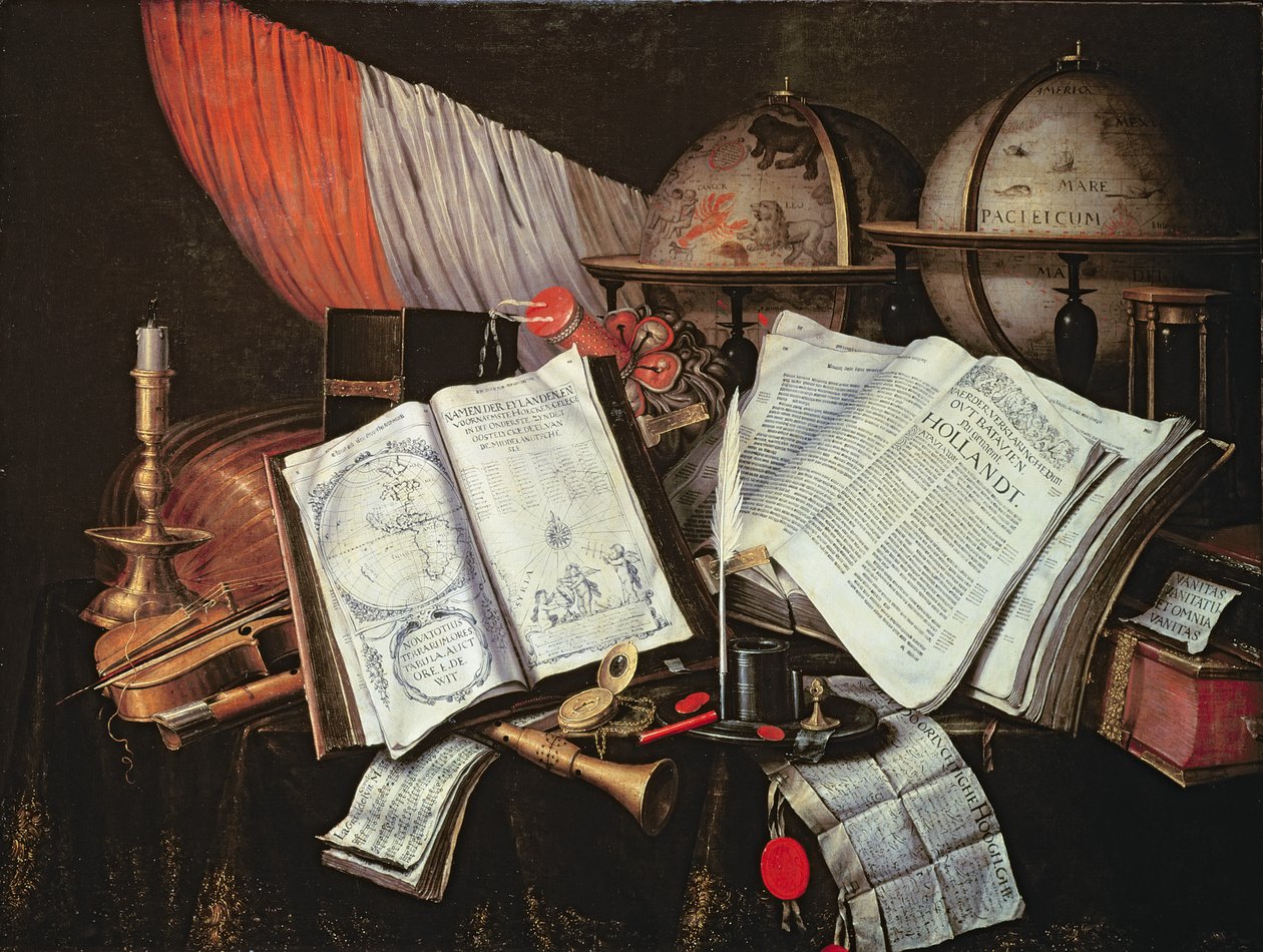 Vanitas (olaj) alkotó: Edwaert Colyer or Collier