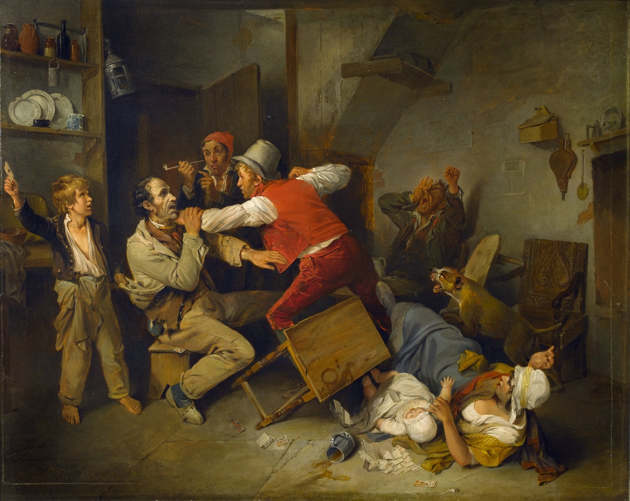 A csalást észlelték, 1814 alkotó: Edward Bird