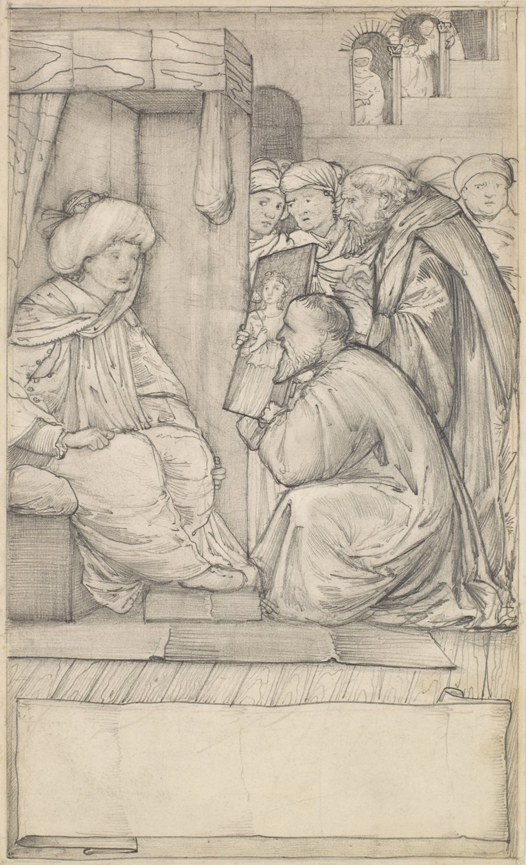 Chaucers Man of Laws Tale alkotó: Edward Burne Jones