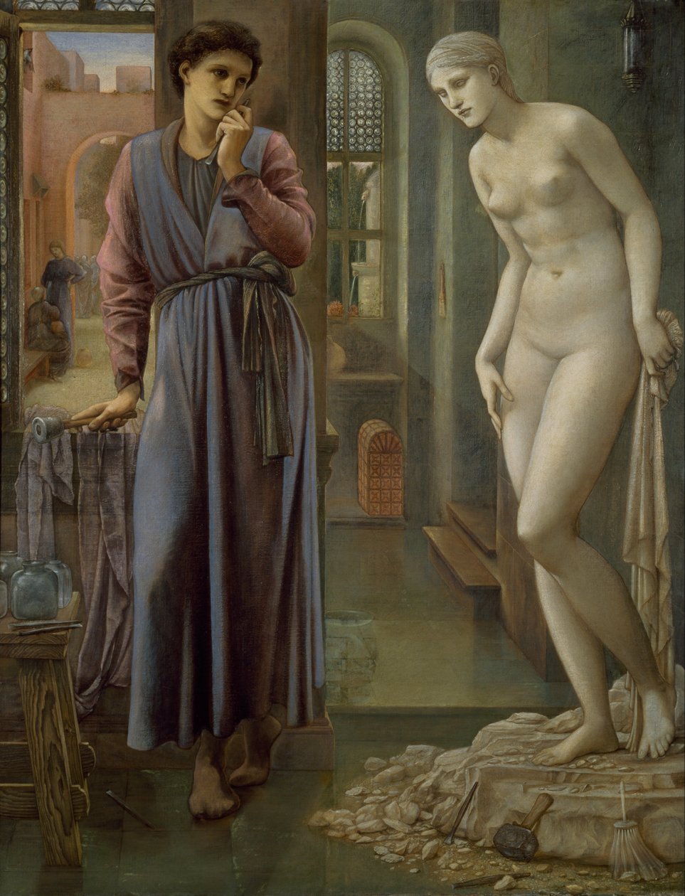 Pygmalion és a kép alkotó: Edward Burne Jones