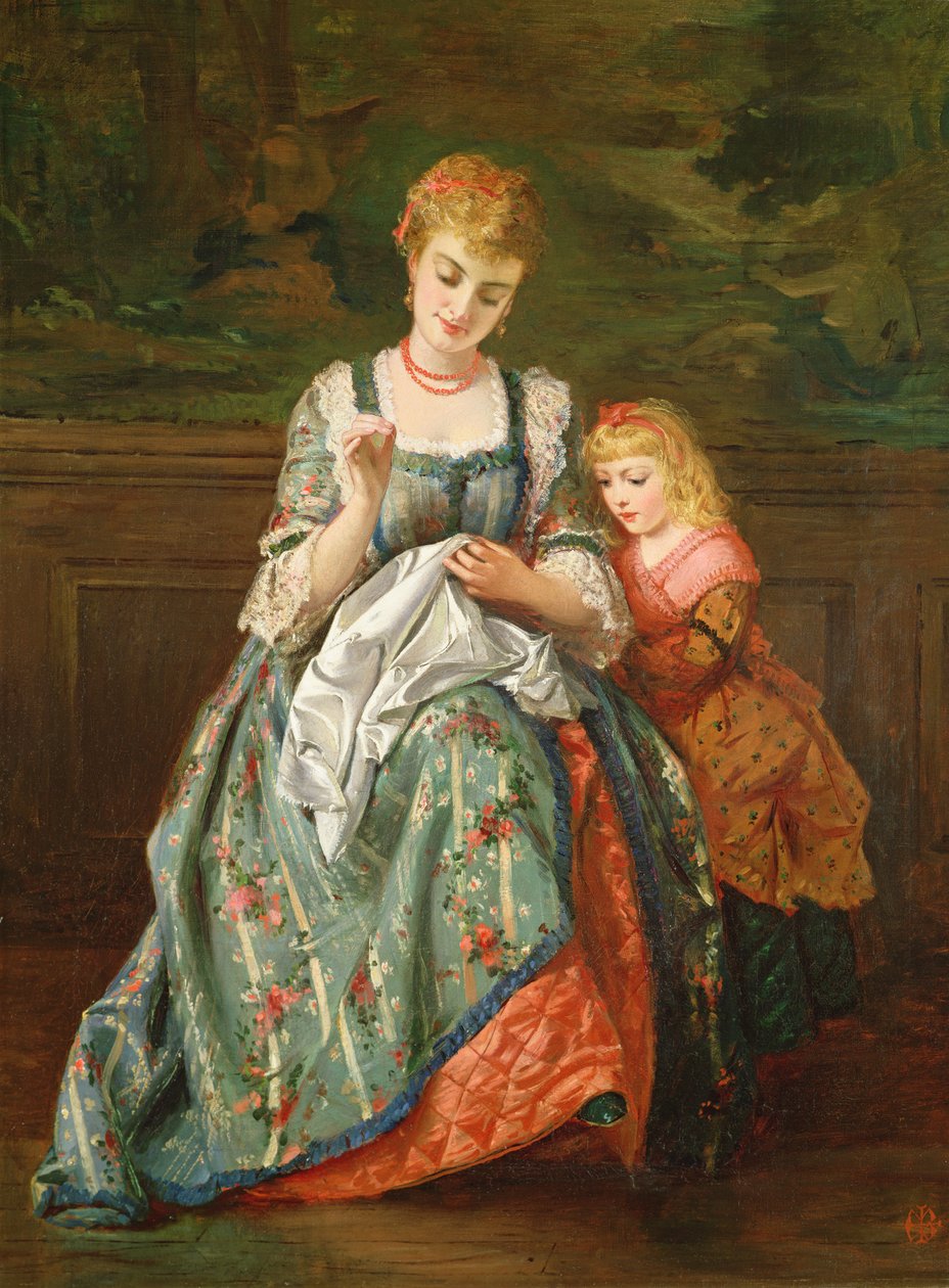 A varrás lecke alkotó: Edward Charles Barnes