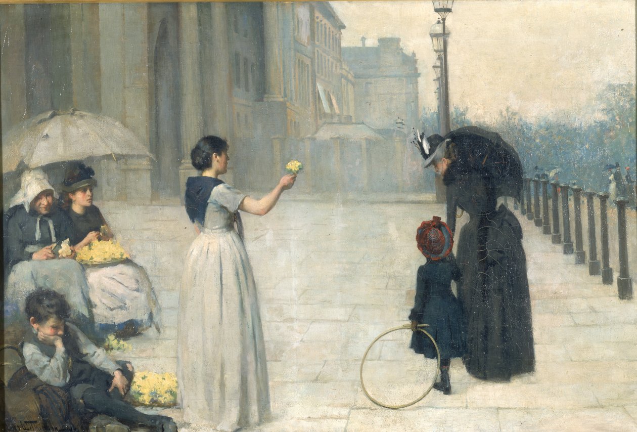 Tavasz - Piccadilly, 1887 alkotó: Edward Clegg Wilkinson