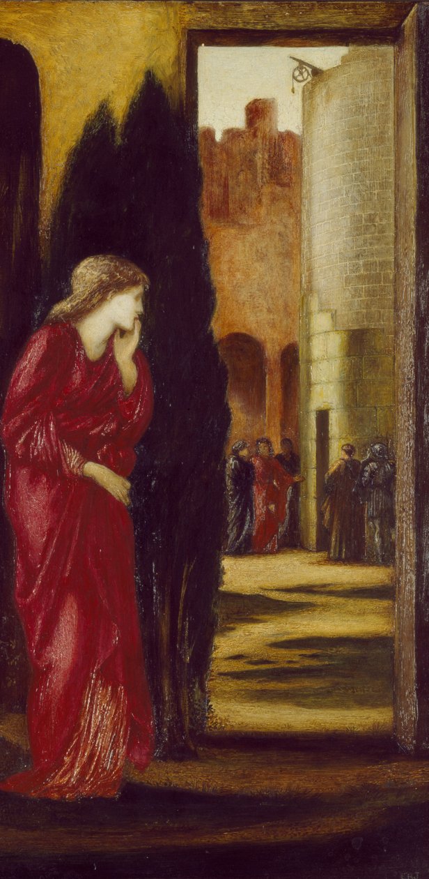 Danäe és a bronztorony, 1872 alkotó: Edward Burne Jones