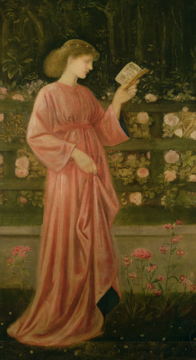 Sabra hercegnő (A király lánya) 1865-66 alkotó: Edward Burne Jones