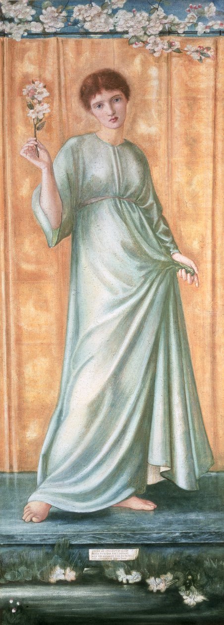Tavasz, 1869-70 alkotó: Edward Burne Jones