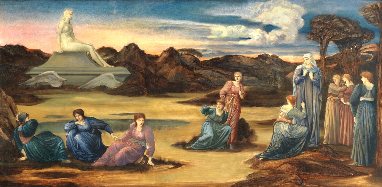 A Vénusz elvonulása, 1875 körül alkotó: Edward Burne Jones